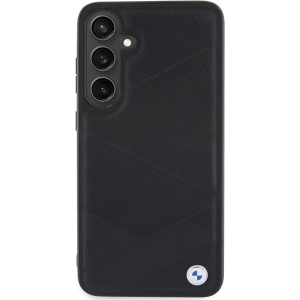 Hurtownia GSM - Etui BMW BMHCS24M23RCGPK Samsung Galaxy S24+ Plus hardcase Signature Leather Crossing Lines Pattern czarny/black - BMW598 - {ean13} - Hurt