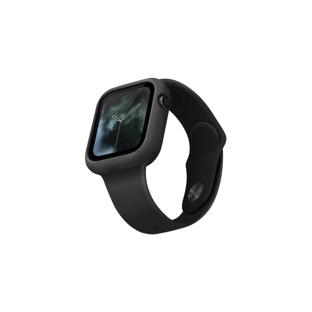 Hurtownia GSM - Etui UNIQ Lino Apple Watch 4/5/6/7/8/9/SE 44/45mm czarny/ash black - UNIQ74BLK - {ean13} - Hurt