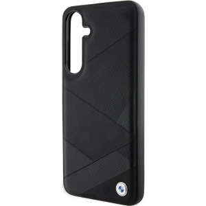 Hurtownia GSM - Etui BMW BMHCS24M23RCGPK Samsung Galaxy S24+ Plus hardcase Signature Leather Crossing Lines Pattern czarny/black - BMW598 - {ean13} - Hurt