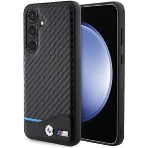 Hurtownia GSM - Etui BMW BMHCS24S22NBCK Samsung Galaxy S24 Leather Carbon černý/black - BMW599 - {ean13} - Hurt