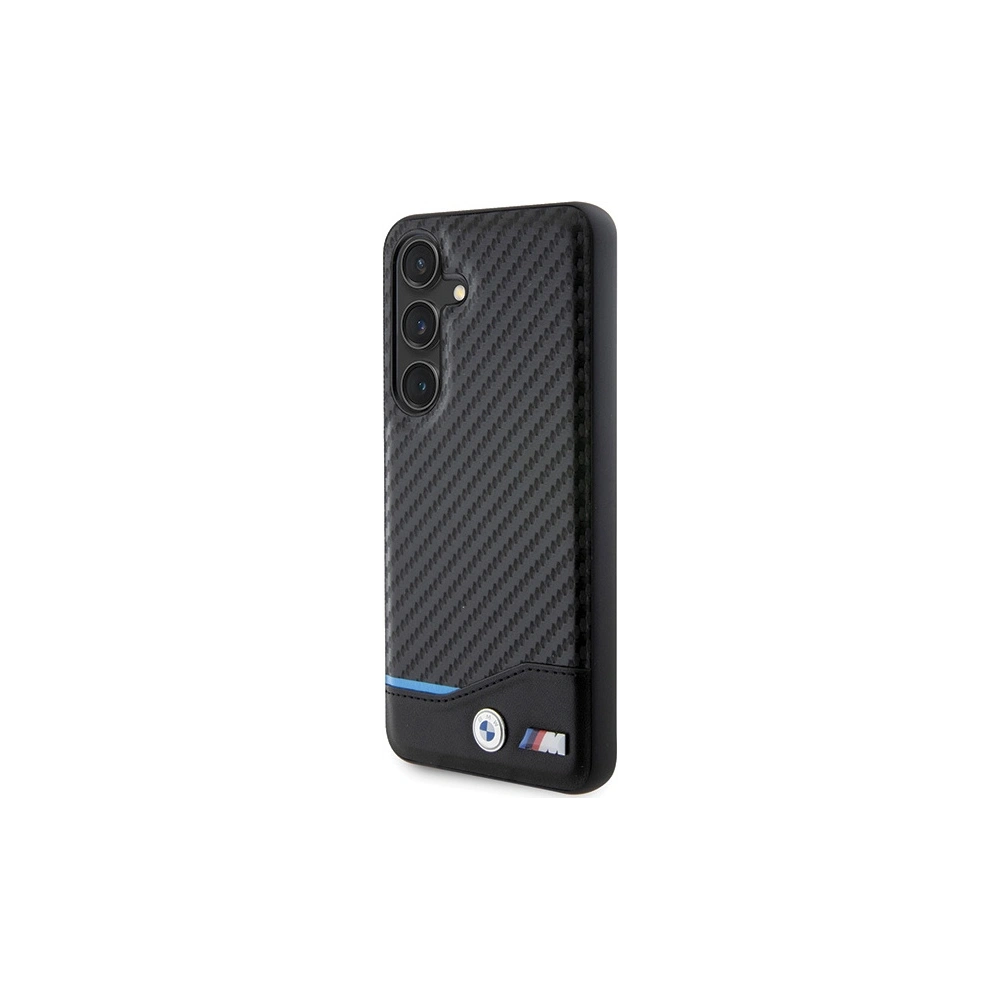 Wholesale BMW BMHCS24S22NBCK Samsung Galaxy S24 Leather Carbon black - BMW599 - {ean13} - Hurt