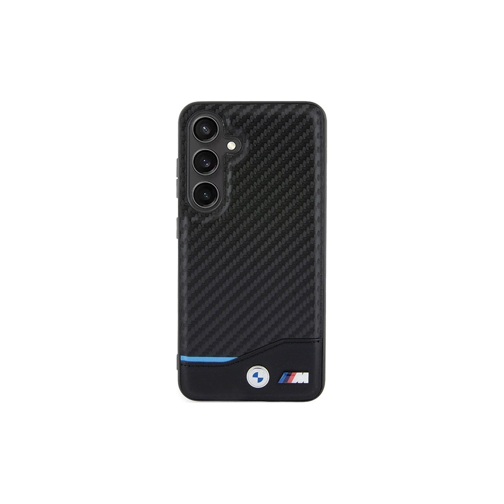 Wholesale BMW BMHCS24S22NBCK Samsung Galaxy S24 Leather Carbon black - BMW599 - {ean13} - Hurt