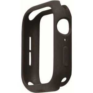 Etui UNIQ Lino Apple Watch 4/5/6/7/8/9/SE 44/45mm czarny/ash black