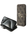 Etui Guess GUBKP15L4GMGBR Apple iPhone 15 Pro book 4G Metal Logo brązowy/brown