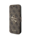 Hurtownia GSM - Etui Guess GUBKP15L4GMGBR Apple iPhone 15 Pro book 4G Metal Logo brązowy/brown - GUE3265 - {ean13} - Hurt