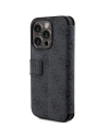 Hurtownia GSM - Etui Guess GUBKP15L4GMGGR Apple iPhone 15 Pro book 4G Metal Logo gri/grey - GUE3266 - {ean13} - Hurt