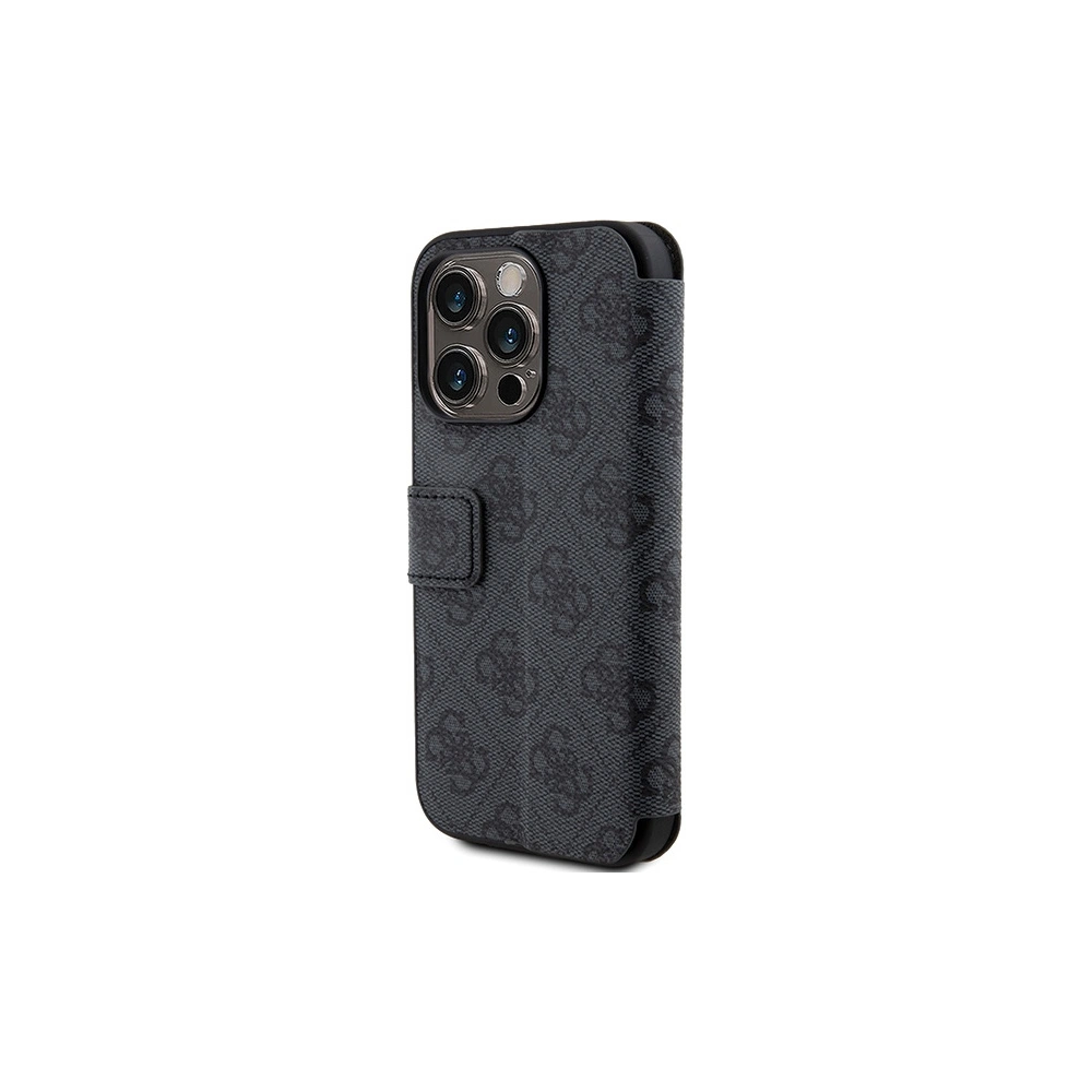 Hurtownia GSM - Etui Guess GUBKP15L4GMGGR Apple iPhone 15 Pro book 4G Metal Logo gri/grey - GUE3266 - {ean13} - Hurt