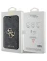 Hurtownia GSM - Etui Guess GUBKP15L4GMGGR Apple iPhone 15 Pro book 4G Fém Logo szürke/grey - GUE3266 - {ean13} - Hurt