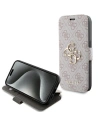 Etui Guess GUBKP15L4GMGPI Apple iPhone 15 Pro könyv 4G Fém Logo rózsaszín/pink