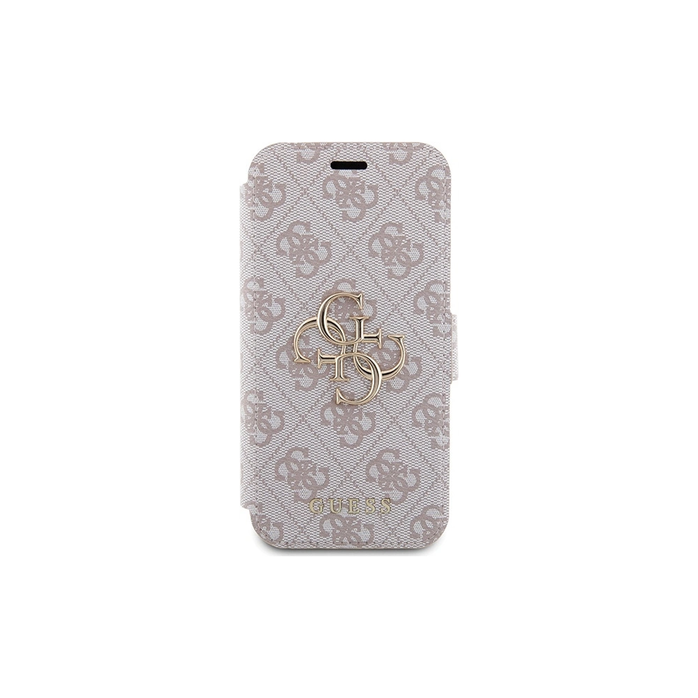 Hurtownia GSM - Etui Guess GUBKP15L4GMGPI Apple iPhone 15 Pro book 4G Metal Logo różowy/pink - GUE3267 - {ean13} - Hurt