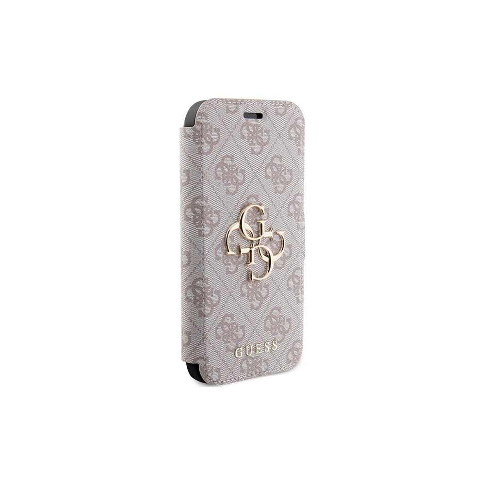 Hurtownia GSM - Etui Guess GUBKP15L4GMGPI Apple iPhone 15 Pro book 4G Metal Logo różowy/pink - GUE3267 - {ean13} - Hurt