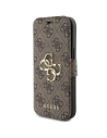 Hurtownia GSM - Etui Guess GUBKP15S4GMGBR Apple iPhone 15 / 14 / 13 book 4G Metal Logo brązowy/brown - GUE3268 - {ean13} - Hurt