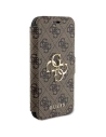 Hurtownia GSM - Etui Guess GUBKP15S4GMGBR Apple iPhone 15 / 14 / 13 book 4G Metal Logo brązowy/brown - GUE3268 - {ean13} - Hurt