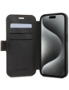 Hurtownia GSM - Etui Guess GUBKP15S4GMGBR Apple iPhone 15 / 14 / 13 könyv 4G Fém Logó barna/brown - GUE3268 - {ean13} - Hurt