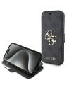 Wholesale Guess GUBKP15S4GMGGR Apple iPhone 15 / 14 / 13 book 4G Metal Logo grey - GUE3269 - {ean13} - Hurt