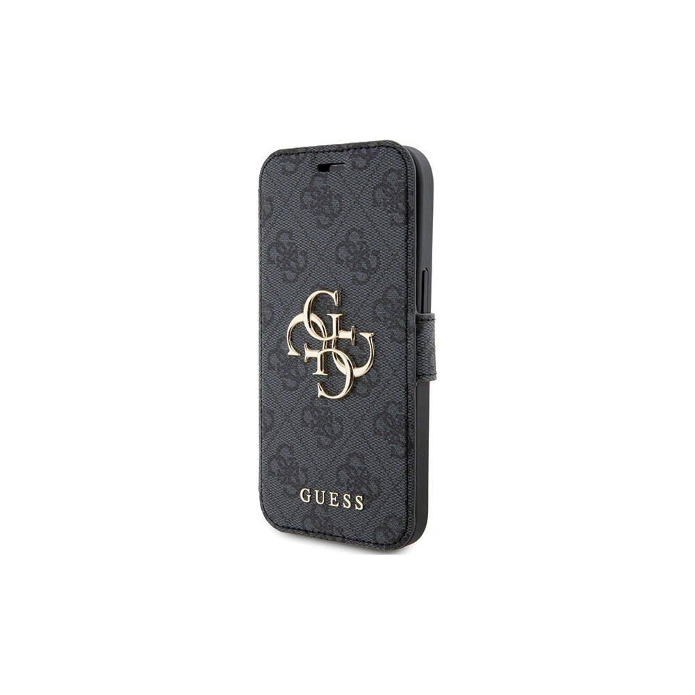 Hurtownia GSM - Etui Guess GUBKP15S4GMGGR Apple iPhone 15 / 14 / 13 könyv 4G Fém Logo szürke/grey - GUE3269 - {ean13} - Hurt