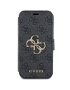 Hurtownia GSM - Etui Guess GUBKP15S4GMGGR Apple iPhone 15 / 14 / 13 book 4G Metal Logo szary/grey - GUE3269 - {ean13} - Hurt