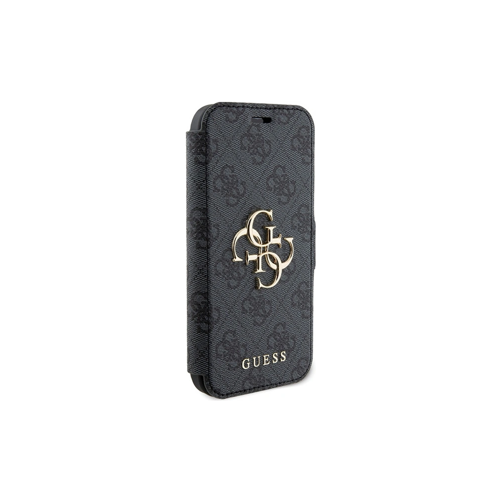 Hurtownia GSM - Etui Guess GUBKP15S4GMGGR Apple iPhone 15 / 14 / 13 könyv 4G Fém Logo szürke/grey - GUE3269 - {ean13} - Hurt