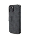 Hurtownia GSM - Etui Guess GUBKP15S4GMGGR Apple iPhone 15 / 14 / 13 könyv 4G Fém Logo szürke/grey - GUE3269 - {ean13} - Hurt