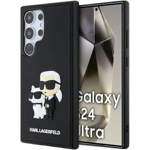 Hurtownia GSM - Case Karl Lagerfeld KLHCS24L3DRKCNK Samsung Galaxy S24 Ultra Hardcase 3D Gummi Karl&Choupette schwarz/black - KLD1868 - {ean13} - Hurt