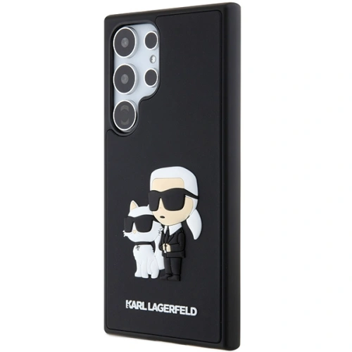 Etui Karl Lagerfeld KLHCS24L3DRKCNK Samsung Galaxy S24 Ultra hardcase 3D Rubber Karl&Choupette czarny/black