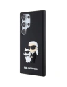 Etui Karl Lagerfeld KLHCS24L3DRKCNK Samsung Galaxy S24 Ultra hardcase 3D Rubber Karl&Choupette czarny/black