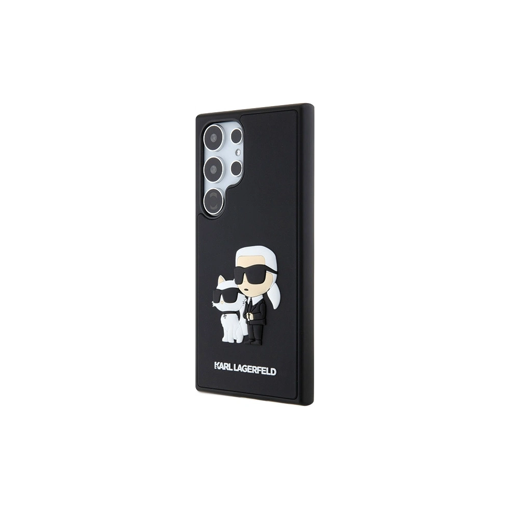 Etui Karl Lagerfeld KLHCS24L3DRKCNK Samsung Galaxy S24 Ultra hardcase 3D Rubber Karl&Choupette czarny/black