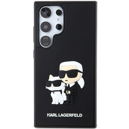 Etui Karl Lagerfeld KLHCS24L3DRKCNK Samsung Galaxy S24 Ultra hardcase 3D Rubber Karl&Choupette czarny/black