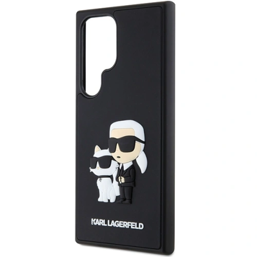Etui Karl Lagerfeld KLHCS24L3DRKCNK Samsung Galaxy S24 Ultra hardcase 3D Rubber Karl&Choupette czarny/black