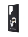 Etui Karl Lagerfeld KLHCS24L3DRKCNK Samsung Galaxy S24 Ultra hardcase 3D Rubber Karl&Choupette czarny/black
