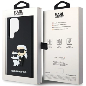 Hurtownia GSM - Case Karl Lagerfeld KLHCS24L3DRKCNK Samsung Galaxy S24 Ultra Hardcase 3D Gummi Karl&Choupette schwarz/black - KLD1868 - {ean13} - Hurt
