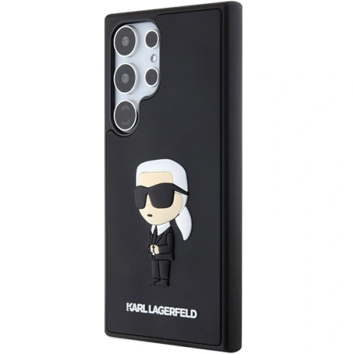 Etui Karl Lagerfeld KLHCS24L3DRKINK Samsung Galaxy S24 Ultra hardcase 3D Rubber Ikonik czarny/black