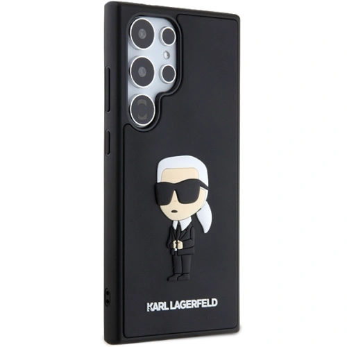 Etui Karl Lagerfeld KLHCS24L3DRKINK Samsung Galaxy S24 Ultra hardcase 3D Rubber Ikonik czarny/black