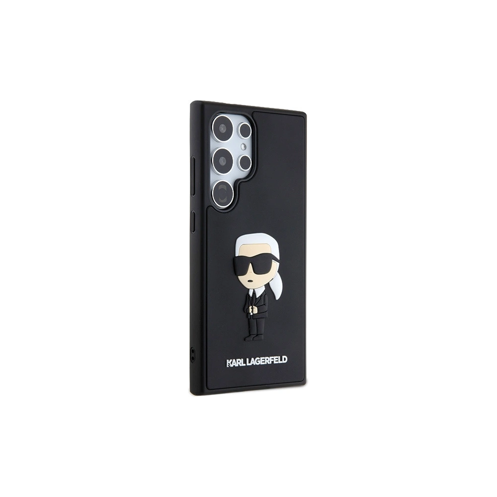 Hurtownia GSM - Case Karl Lagerfeld KLHCS24L3DRKINK Samsung Galaxy S24 Ultra Hardcase 3D Gummi Ikonik schwarz/black - KLD1869 - {ean13} - Hurt