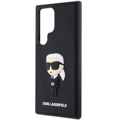 Etui Karl Lagerfeld KLHCS24L3DRKINK Samsung Galaxy S24 Ultra hardcase 3D Rubber Ikonik czarny/black