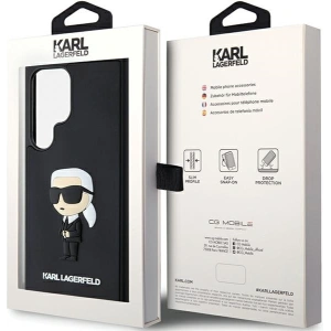 Hurtownia GSM - Case Karl Lagerfeld KLHCS24L3DRKINK Samsung Galaxy S24 Ultra Hardcase 3D Gummi Ikonik schwarz/black - KLD1869 - {ean13} - Hurt