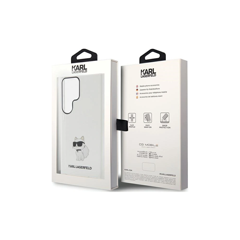 Hurtownia GSM - Case Karl Lagerfeld KLHCS24LHNCHTCT Samsung Galaxy S24 Ultra Hardcase IML Choupette transparent - KLD1871 - {ean13} - Hurt