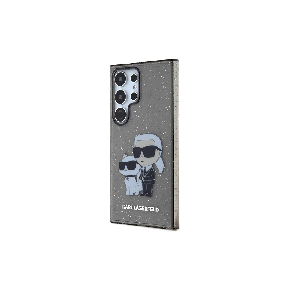 Hurtownia GSM - Case Karl Lagerfeld KLHCS24LHNKCTGK Samsung Galaxy S24 Ultra Hardcase Glitter Karl&Choupette schwarz/black - KLD1872 - {ean13} - Hurt