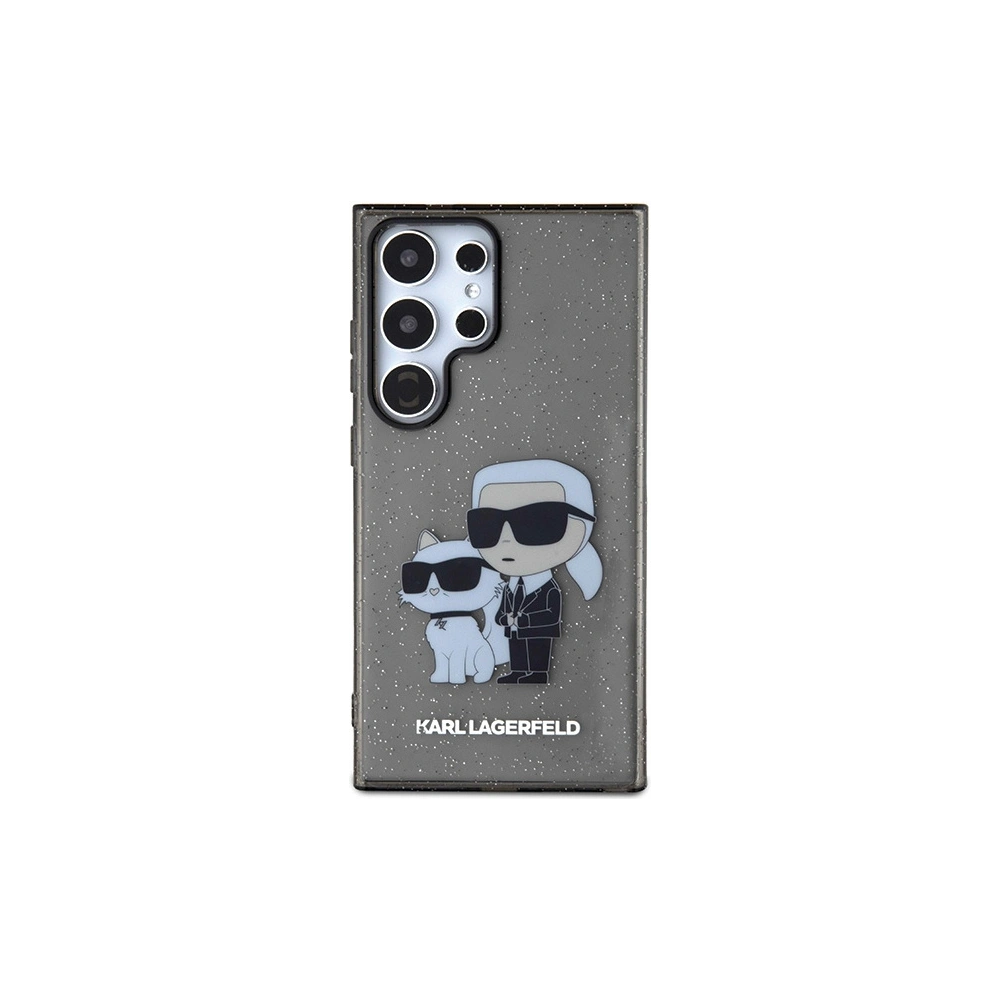 Hurtownia GSM - Etui Karl Lagerfeld KLHCS24LHNKCTGK Samsung Galaxy S24 Ultra hardcase Glitter Karl&Choupette negru/black - KLD1872 - {ean13} - Hurt