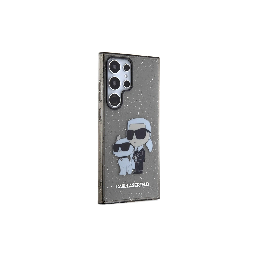 Hurtownia GSM - Etui Karl Lagerfeld KLHCS24LHNKCTGK Samsung Galaxy S24 Ultra hardcase Glitter Karl&Choupette negru/black - KLD1872 - {ean13} - Hurt