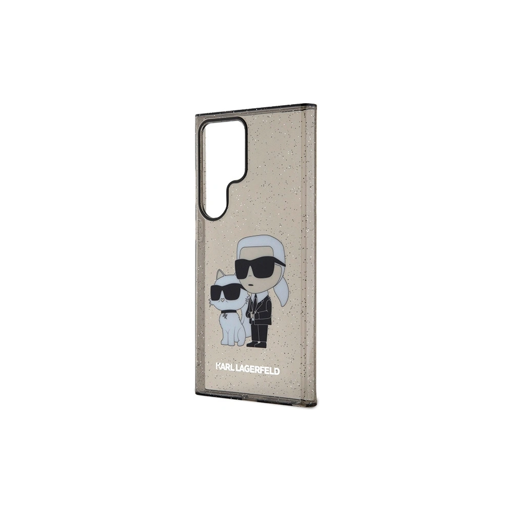 Hurtownia GSM - Etui Karl Lagerfeld KLHCS24LHNKCTGK Samsung Galaxy S24 Ultra hardcase Glitter Karl&Choupette czarny/black - KLD1872 - {ean13} - Hurt