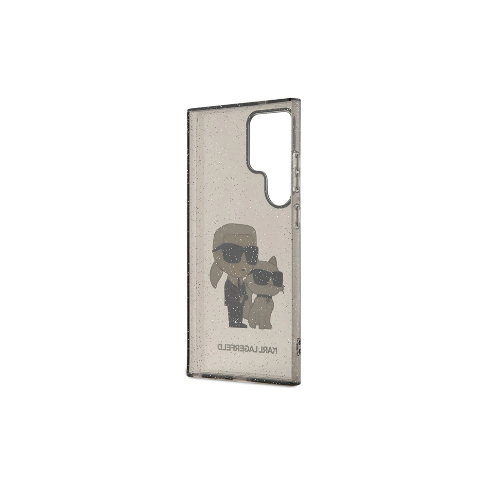 Hurtownia GSM - Case Karl Lagerfeld KLHCS24LHNKCTGK Samsung Galaxy S24 Ultra Hardcase Glitter Karl&Choupette schwarz/black - KLD1872 - {ean13} - Hurt