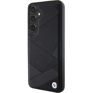 Hurtownia GSM - Etui BMW BMHCS24S23RCGPK Samsung Galaxy S24 hardcase Signature Leather Crossing Lines Pattern černý/black - BMW600 - {ean13} - Hurt