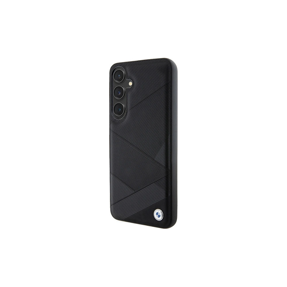 Wholesale BMW BMHCS24S23RCGPK Samsung Galaxy S24 hardcase Signature Leather Crossing Lines Pattern black - BMW600 - {ean13} - Hurt