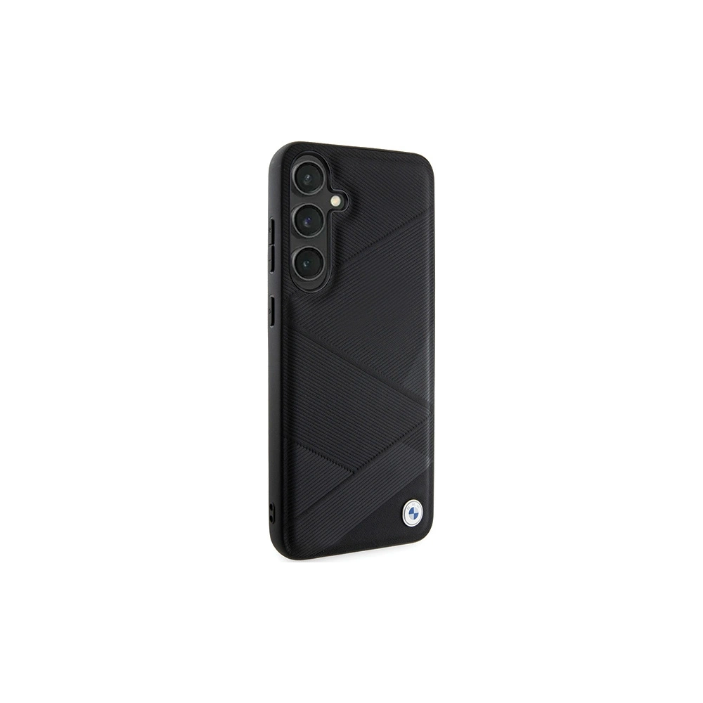 Hurtownia GSM - Etui BMW BMHCS24S23RCGPK Samsung Galaxy S24 hardcase Signature Leather Crossing Lines Pattern negru/black - BMW600 - {ean13} - Hurt