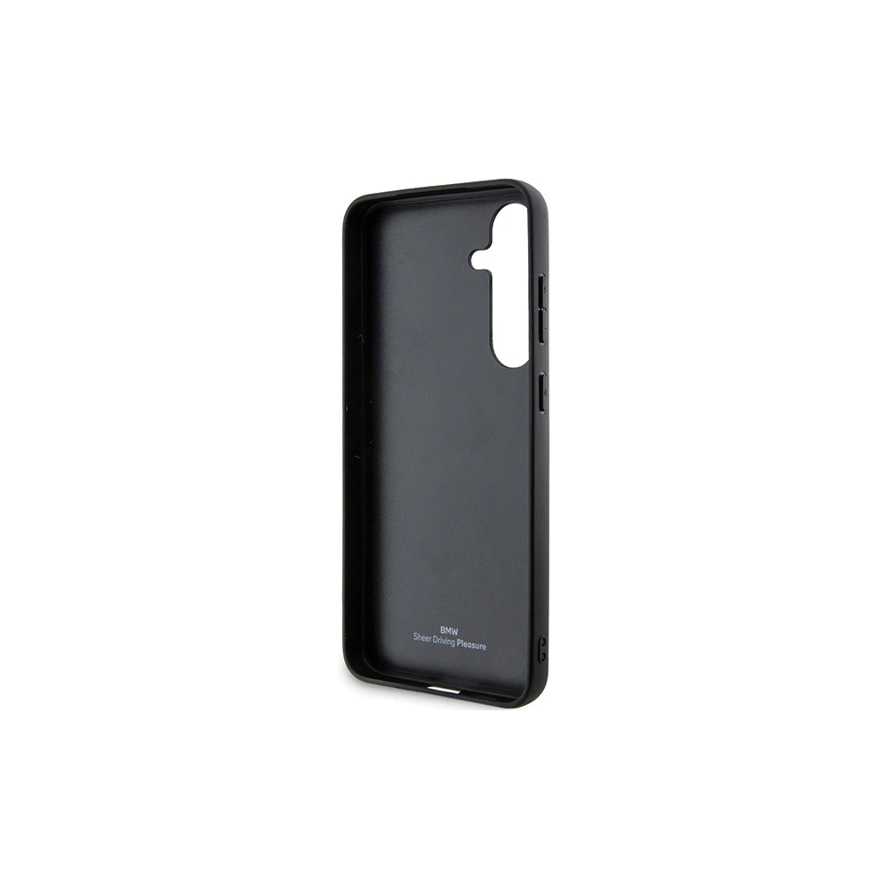 Hurtownia GSM - Etui BMW BMHCS24S23RCGPK Samsung Galaxy S24 hardcase Signature Leather Crossing Lines Pattern negru/black - BMW600 - {ean13} - Hurt