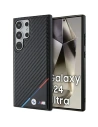 Case BMW BMHMS24L23PUDTK Samsung Galaxy S24 Ultra Hardcase Carbon Tricolor Line MagSafe schwarz/black