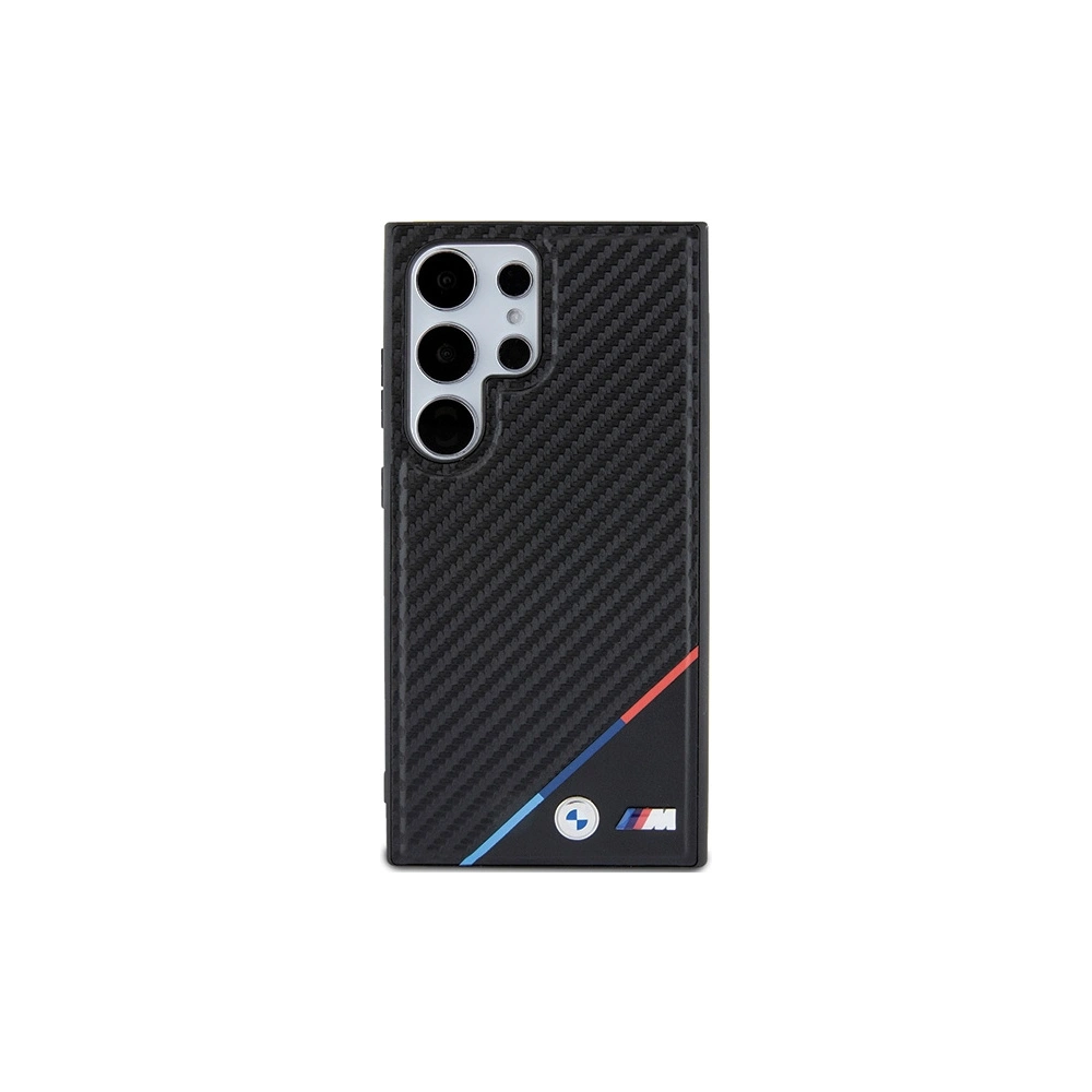 Wholesale BMW BMHMS24L23PUDTK Samsung Galaxy S24 Ultra hardcase Carbon Tricolor Line MagSafe black - BMW601 - {ean13} - Hurt