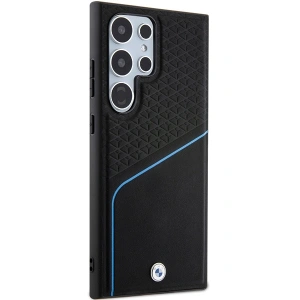 Hurtownia GSM - Etui BMW BMHMS24L23RDCLK Samsung Galaxy S24 Ultra hardcase Signature Leather Textured & Line MagSafe czarny/black - BMW602 - {ean13} - Hurt