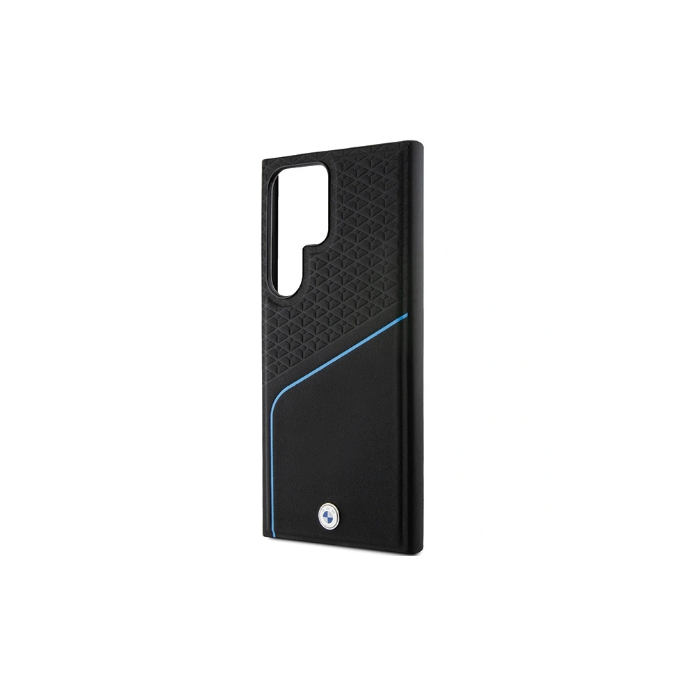 Hurtownia GSM - Case BMW BMHMS24L23RDCLK Samsung Galaxy S24 Ultra Hardcase Signature Leder Texturiert & Linie MagSafe schwarz/black - BMW602 - {ean13} - Hurt